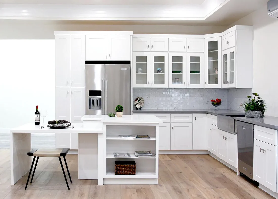 Traditional Contemporary Transitional Kitchen Remodel by Cabinets 4 Less project photo