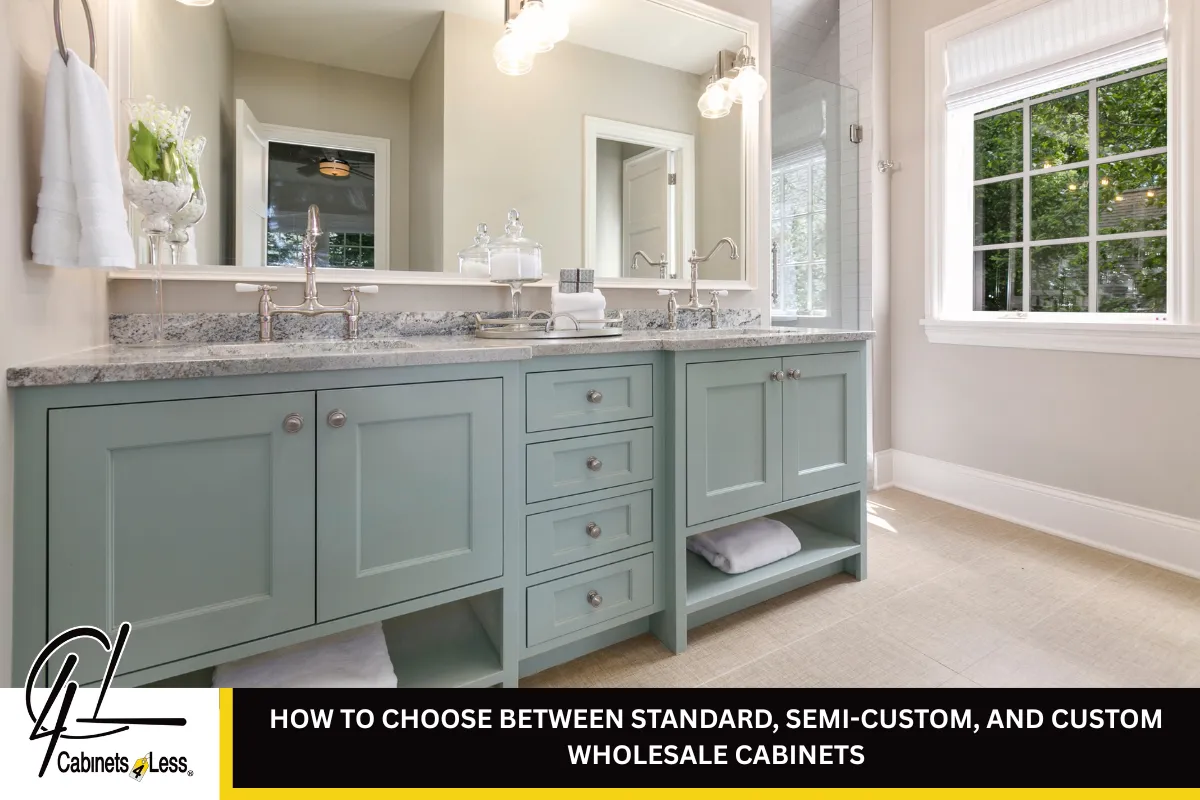 How to Choose Between Standard, Semi-Custom, and Custom Wholesale Cabinets