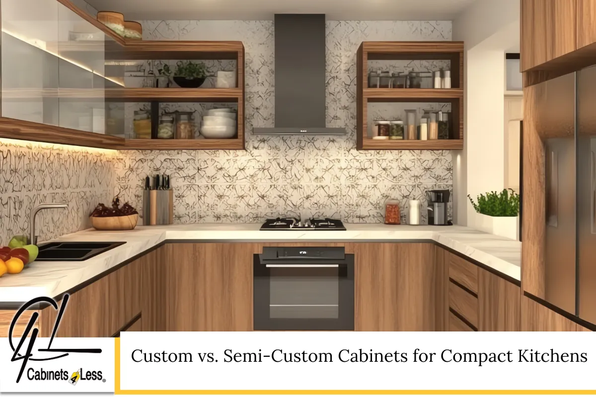 Custom vs. Semi-Custom Cabinets for Compact Kitchens